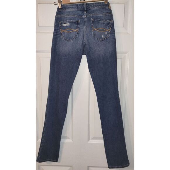 Abercrombie & Fitch Low Rise Skinny Distressed Jeans (Sz 0S) - Picture 3 of 7